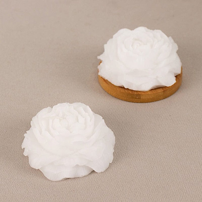 5 Peony Flower Scented Candles