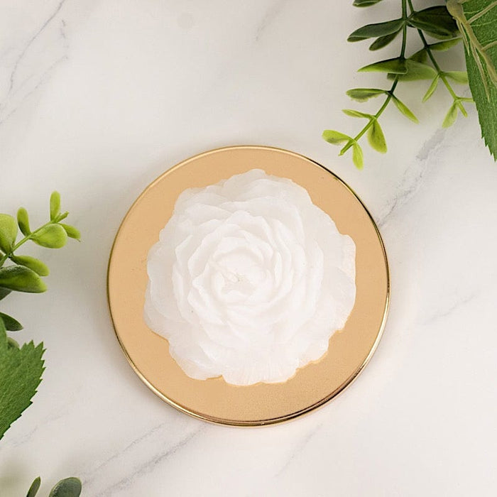 5 Peony Flower Scented Candles