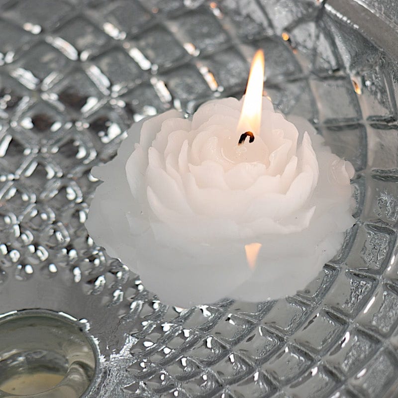 5 Peony Flower Scented Candles