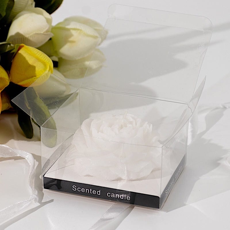 5 Peony Flower Scented Candles