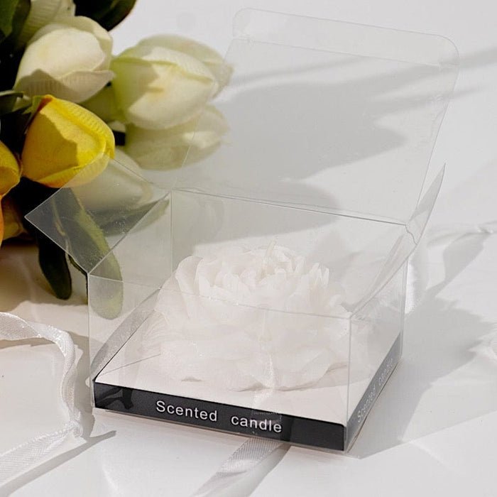 5 Peony Flower Scented Candles