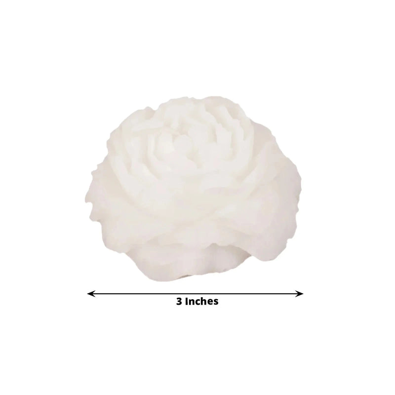 5 Peony Flower Scented Candles