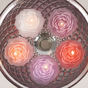 5 Peony Flower Scented Candles