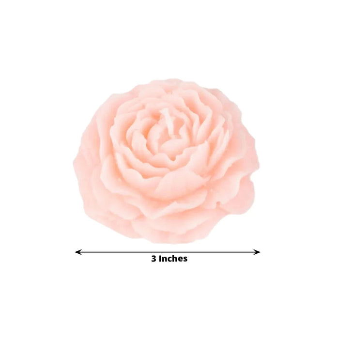 5 Peony Flower Scented Candles