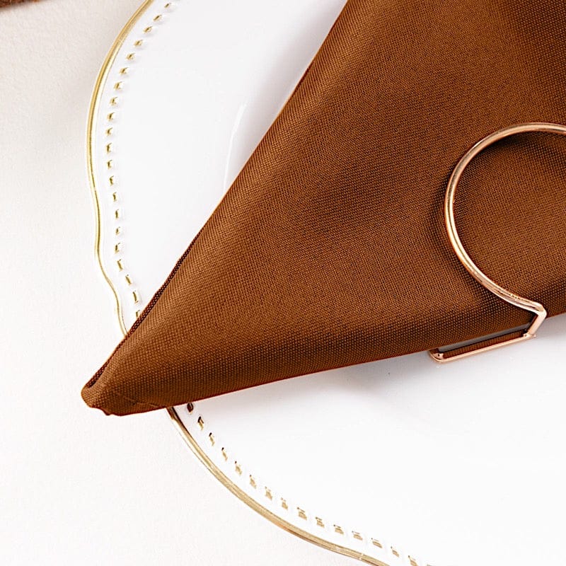 5 Polyester Dinner Table Napkins 20