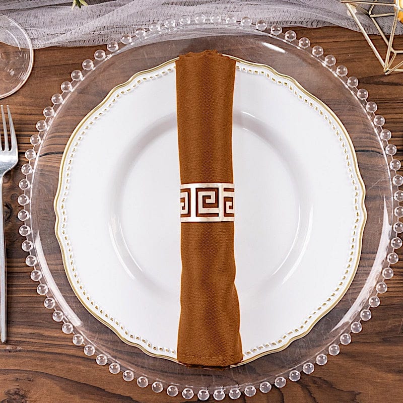 5 Polyester Dinner Table Napkins 20