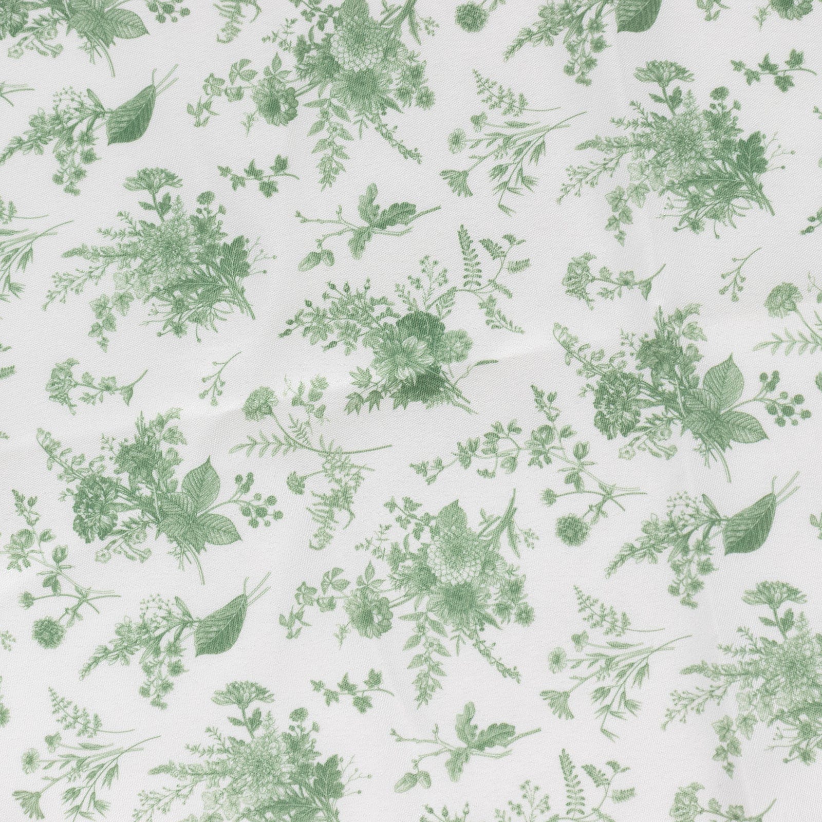 5 Polyester Floral Polyester Napkins - Dusty Sage Green NAP_PLY_FLOR_DSG