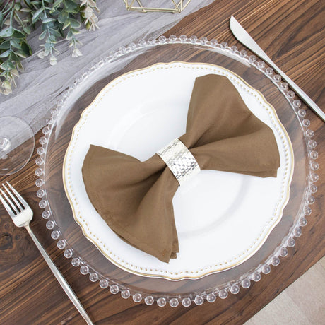 5 Polyester Table Napkins 17