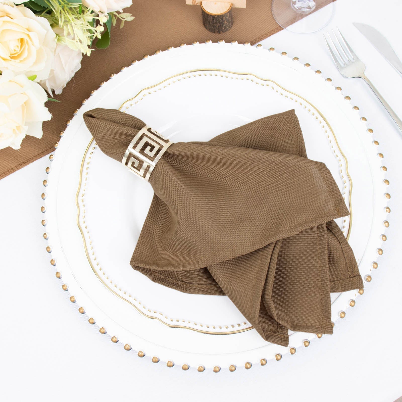 5 Polyester Table Napkins 17