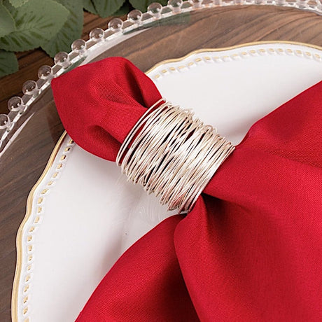 5 Polyester Table Napkins 17