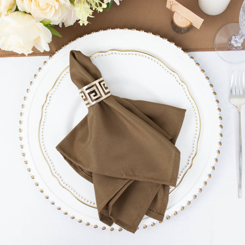 5 Polyester Table Napkins 17" x 17" NAP_OSC_TAUP