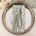 5 Premium 20" x 20" Crushed Velvet Dinner Table Napkins - Sage Green NAP_VEL01_SAGE