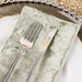 5 Premium 20" x 20" Crushed Velvet Dinner Table Napkins - Sage Green NAP_VEL01_SAGE