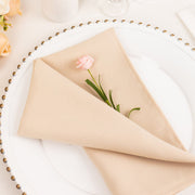 5 Premium 20" x 20" Polyester Dinner Table Napkins