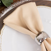 5 Premium 20" x 20" Polyester Dinner Table Napkins