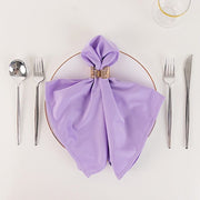 5 Premium 20" x 20" Scuba Polyester Dinner Table Napkins