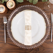 5 Premium 20" x 20" Scuba Polyester Dinner Table Napkins