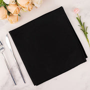 5 Premium 20" x 20" Scuba Polyester Dinner Table Napkins