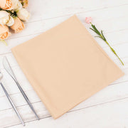 5 Premium 20" x 20" Scuba Polyester Dinner Table Napkins