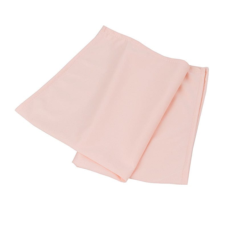 5 Premium 20" x 20" Scuba Polyester Dinner Table Napkins