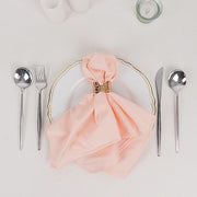 5 Premium 20" x 20" Scuba Polyester Dinner Table Napkins