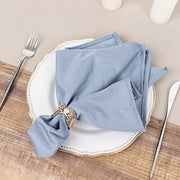 5 Premium 20" x 20" Scuba Polyester Dinner Table Napkins