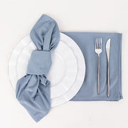 5 Premium 20" x 20" Scuba Polyester Dinner Table Napkins
