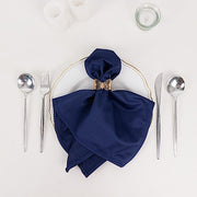 5 Premium 20" x 20" Scuba Polyester Dinner Table Napkins