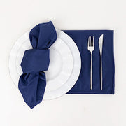 5 Premium 20" x 20" Scuba Polyester Dinner Table Napkins