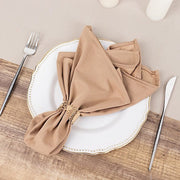 5 Premium 20" x 20" Scuba Polyester Dinner Table Napkins