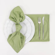 5 Premium 20" x 20" Scuba Polyester Dinner Table Napkins