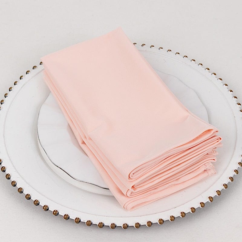 5 Premium 20" x 20" Scuba Polyester Dinner Table Napkins NAP_SCUBA_046