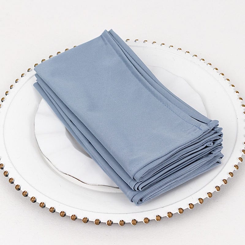 5 Premium 20" x 20" Scuba Polyester Dinner Table Napkins NAP_SCUBA_086