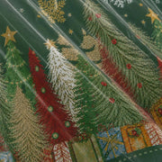 5 Rectangular 54" x 108" Plastic Christmas Tablecloths Disposable Table Covers