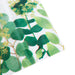 5 Rectangular 54" x 108" Plastic Tablecloths Eucalyptus Leaves Print - White and Green TAB_PVC_FLOR01_108_GRN_PK
