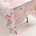 5 Rectangular 54" x 108" Plastic Tablecloths with Butterfly Floral Print - Blush TAB_PVC_BUT01_108_046_PK
