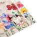 5 Rectangular 54" x 108" Plastic Tablecloths with Butterfly Floral Print - Blush TAB_PVC_BUT01_108_046_PK