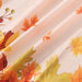 5 Rectangular 54" x 108" Plastic Tablecloths with Fall Autumn Leaves Pumpkin Print - Orange TAB_PVC_FLOR03_108_ORNG_PK