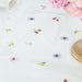 5 Rectangular 54" x 108" Plastic Tablecloths with Wild Flowers Butterfly Print - Assorted TAB_PVC_FLOR02_108_GRN_PK