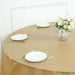 5 Round 84" Disposable  Plastic Table Cover Tablecloth