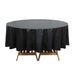 5 Round 84" Disposable  Plastic Table Cover Tablecloth