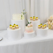 5 Round Acrylic Cake Stand Cylinder Design