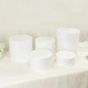 5 Round Acrylic Cake Stand Cylinder Design
