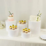 5 Round Acrylic Cake Stand Cylinder Design