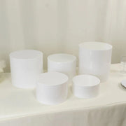 5 Round Acrylic Cake Stand Cylinder Design