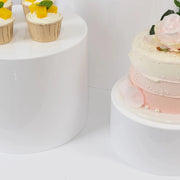 5 Round Acrylic Cake Stand Cylinder Design