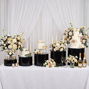 5 Round Acrylic Cake Stand Cylinder Design