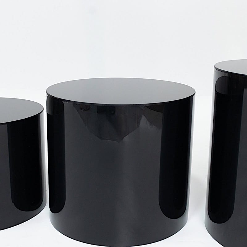 5 Round Acrylic Cake Stand Cylinder Design