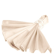 5 Satin Dinner Table Napkins 20" x 20"