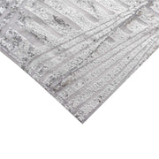 5 Sequin Mesh Cylinder Display Box Stand Covers with Geometric Pattern Embroidery